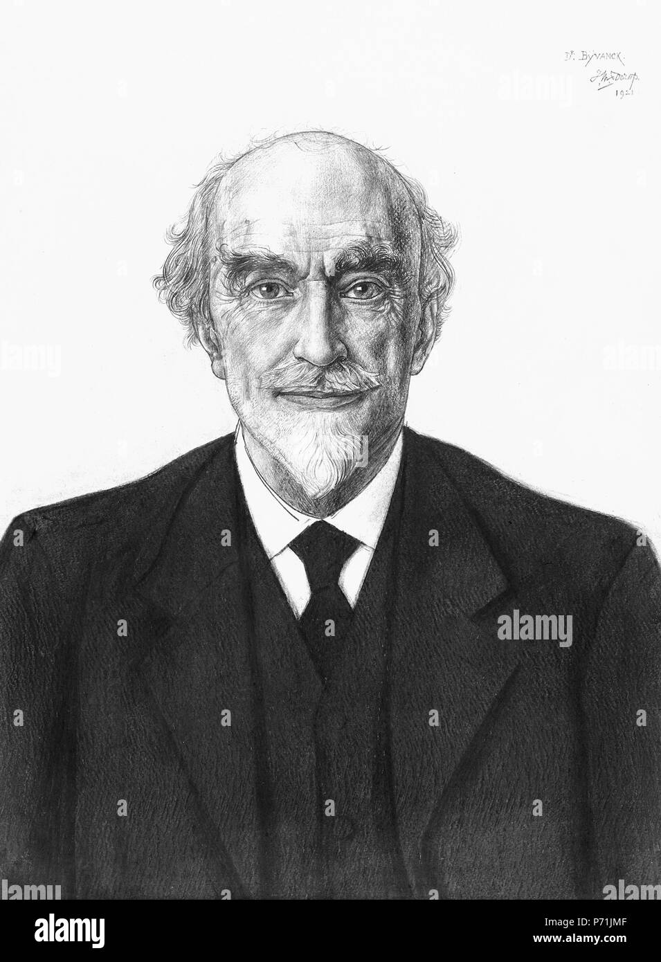 Inglese: Ritratto di Willem Byvanck (1848-1925) . 2 febbraio 2013, 21:04 (ora UTC) 21 Willem Byvanck, da Jan Toorop Foto Stock