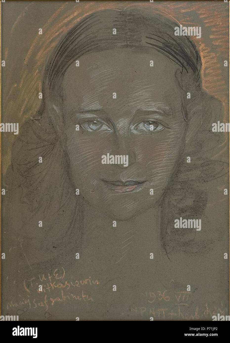 4 Witkacy-Portret Jadwigi Sobolewskiej, z domu Błażejewicz Foto Stock