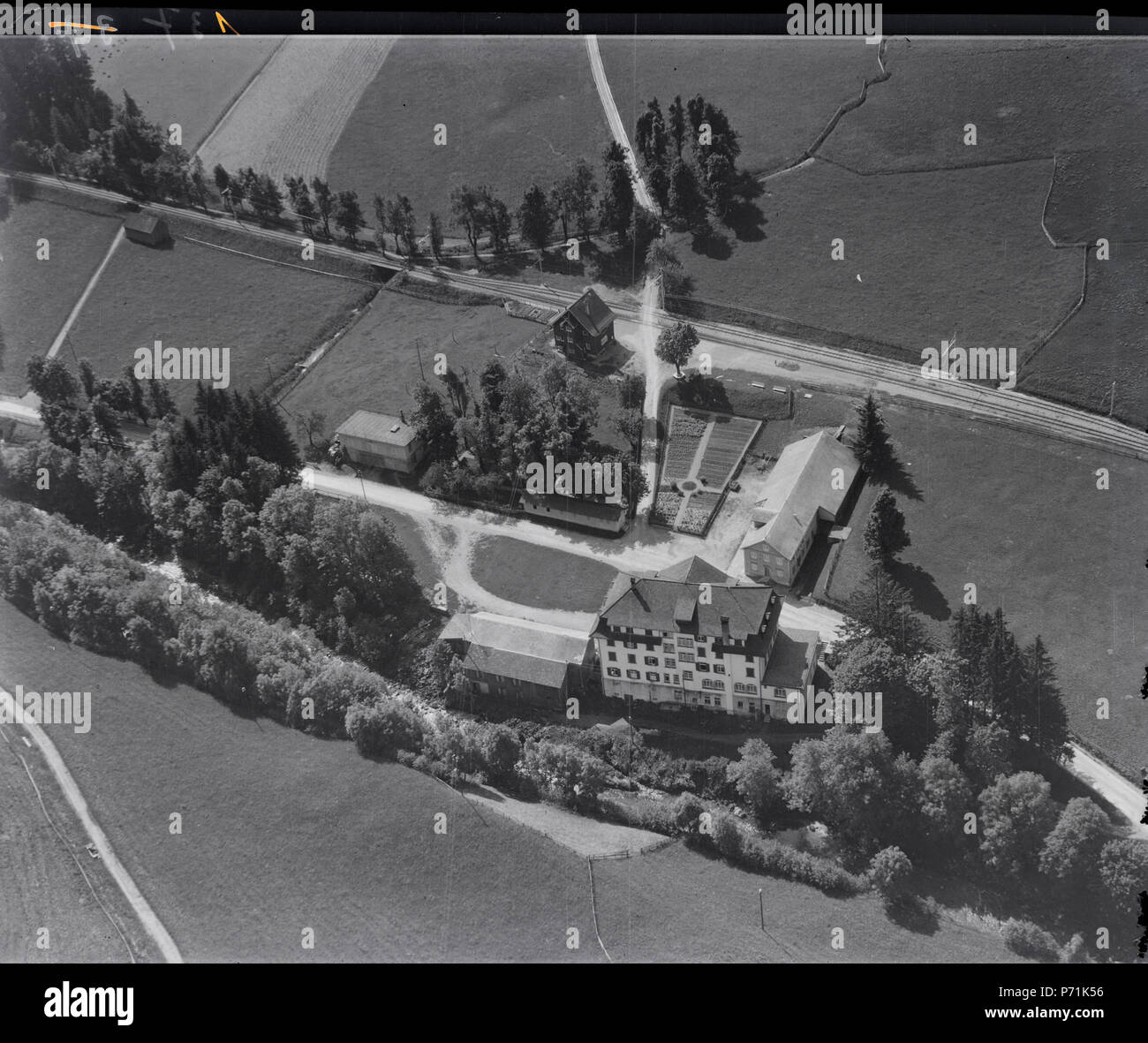 44 ETH-BIB-Appenzell, Gonten, Jakobsbad-Inlandflüge-LBS MH03-0054 Foto Stock