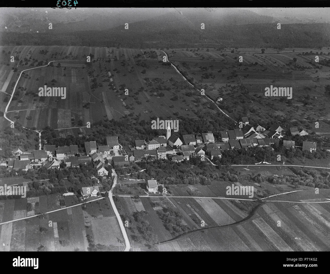 50 ETH-BIB-Brislach aus 200 m-Inlandflüge-LBS MH01-004303 Foto Stock