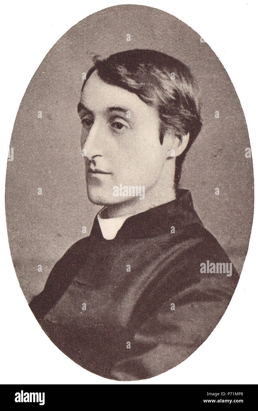 . Del poeta Chantry.. Inglese: un ritocco/raccolto dell'illustrazione pagina a fronte 81 del lavoro di Katherine Brégy 'del poeta Chantry' . N/A 5 del poeta Chantry pg 081f ritoccare Foto Stock