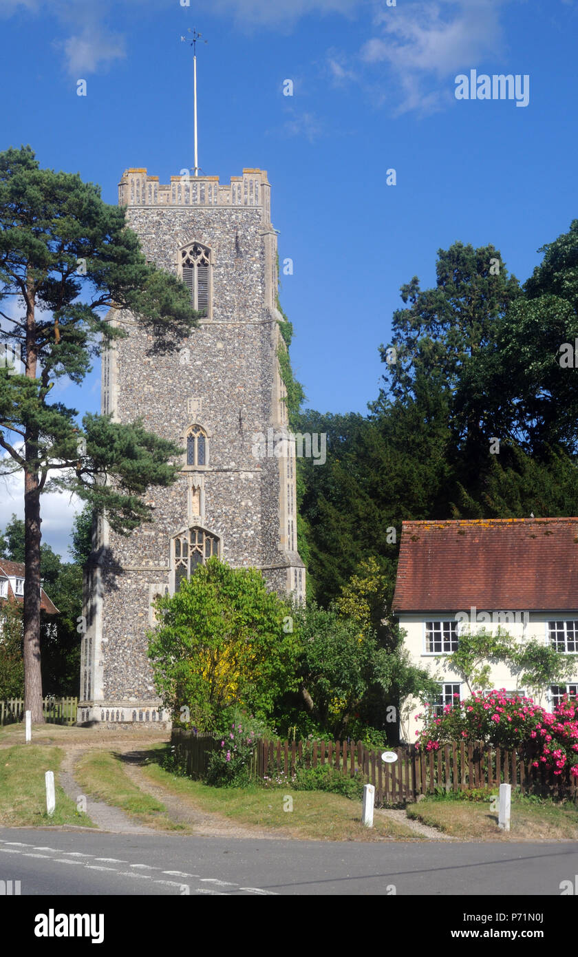 La Chiesa di Santa Maria in Earl Soham, Suffolk, Inghilterra Foto Stock