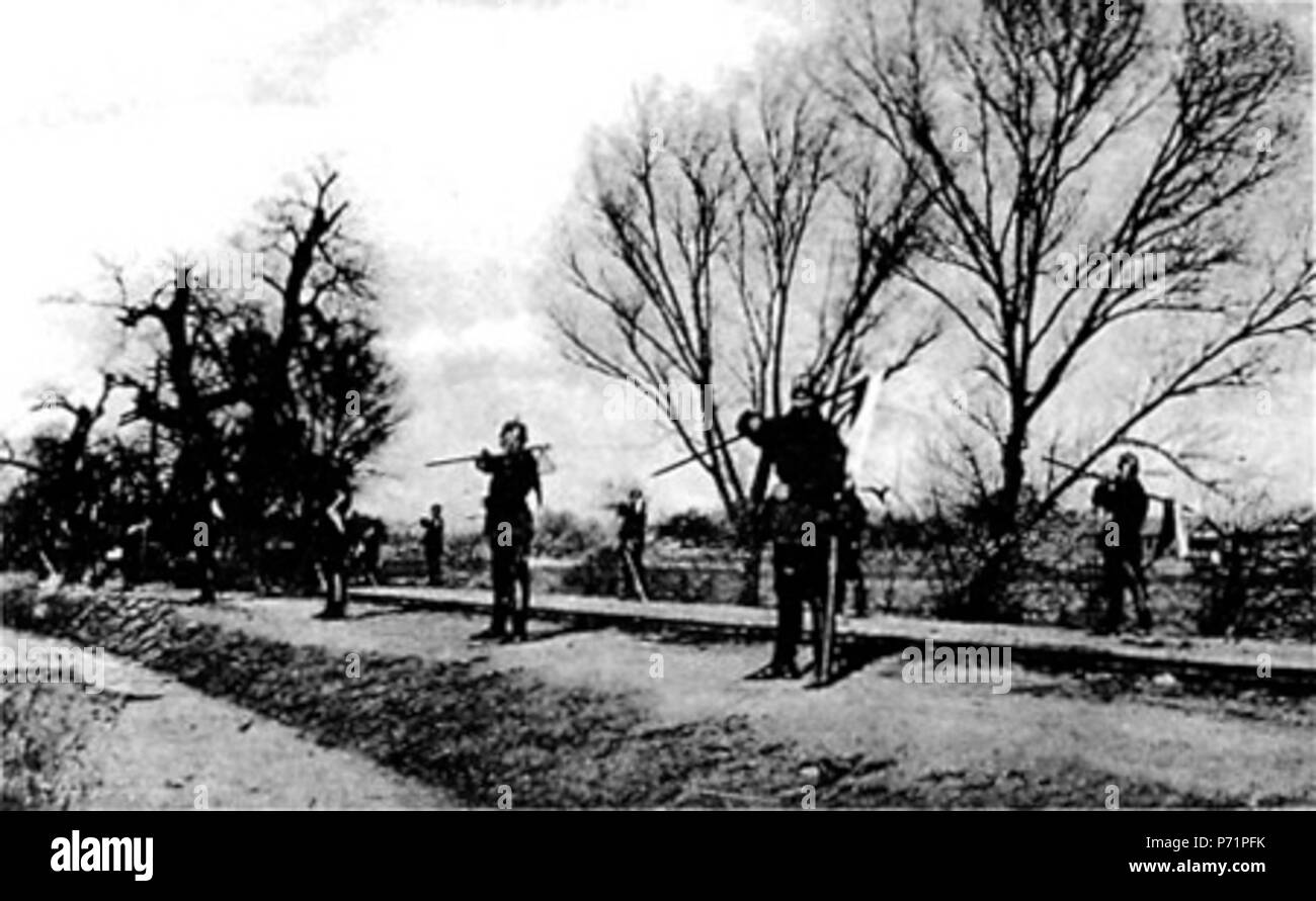 182 Prinz Tschun und andere kaiserliche Prinzen als Gäste in der Kaiserstadt 2 Foto Stock