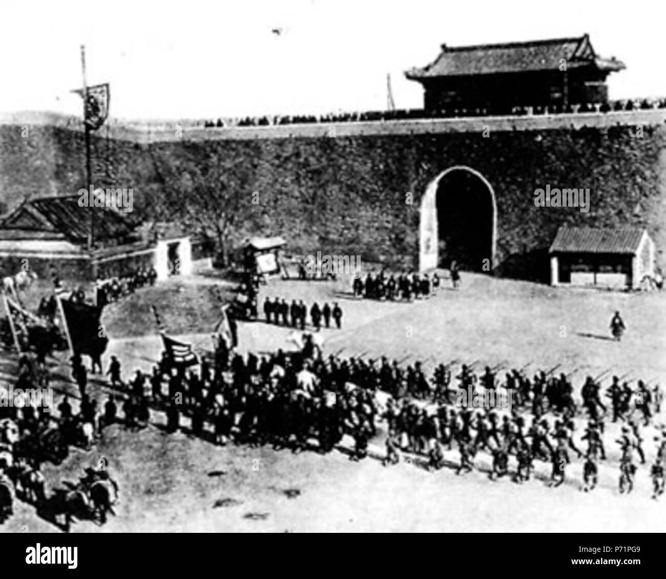 Deutsch: foto da Ein Tagebuch in Bildern . prima o nel 1902 37 Einzelheiten vom Einzug des Hofes 5 Foto Stock