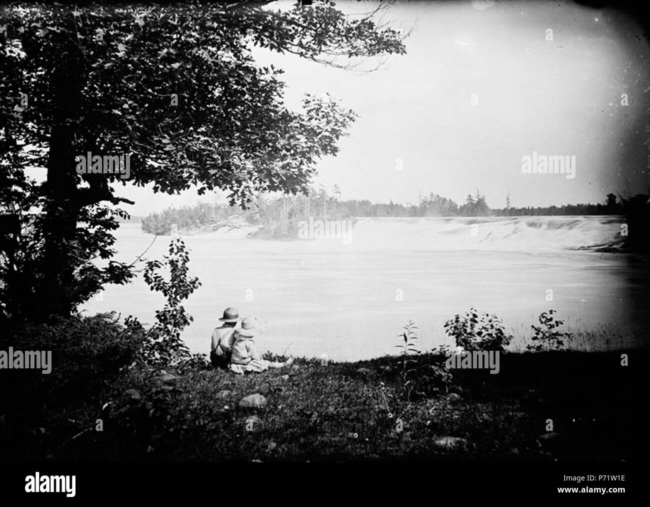Di Mohr scivolo delle chat cade, il fiume Ottawa, Canada . circa 1910 4 Chat cade3 1900 Foto Stock