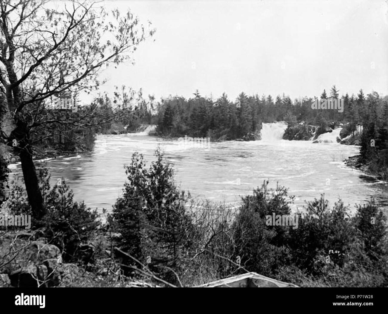 O Connor è lo scivolo delle chat cade, il fiume Ottawa, Canada . circa 1910 4 Chat cade4 1900 Foto Stock