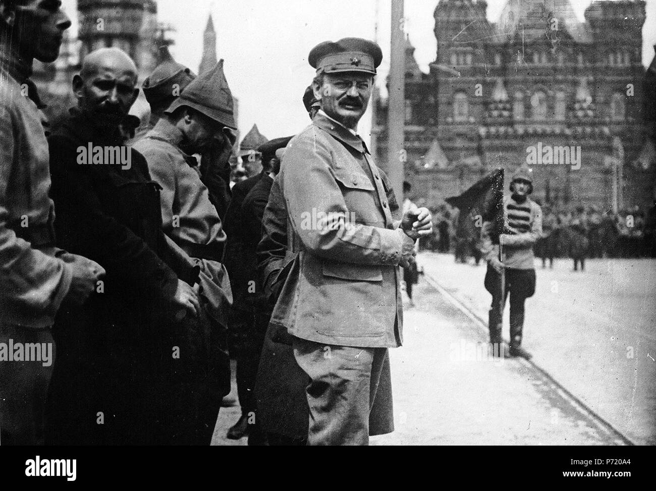 31 Троцкий на Красной площади (1920-е) Foto Stock