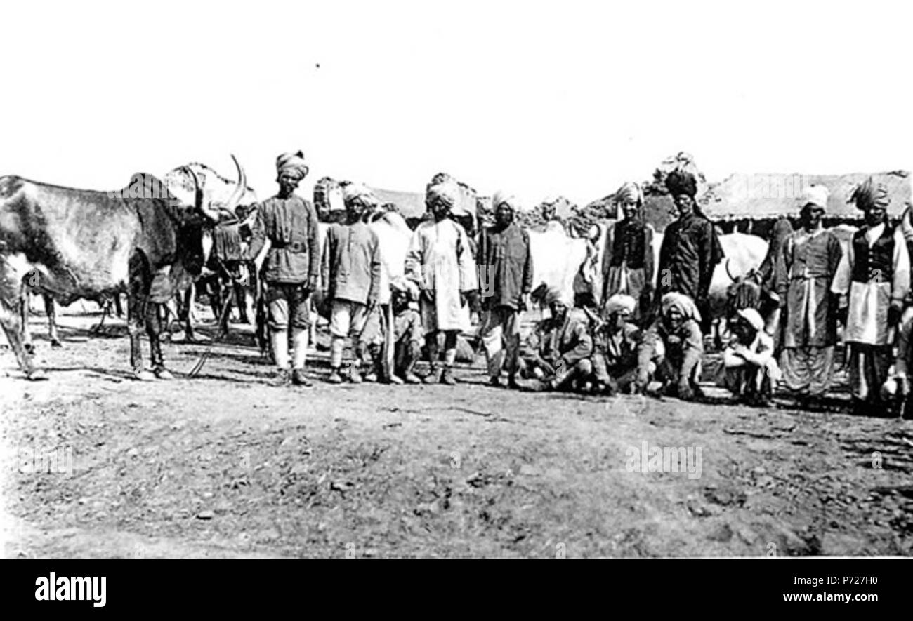 Deutsch: foto da Ein Tagebuch in Bildern . prima o nel 1902 143 Indischer treno Foto Stock