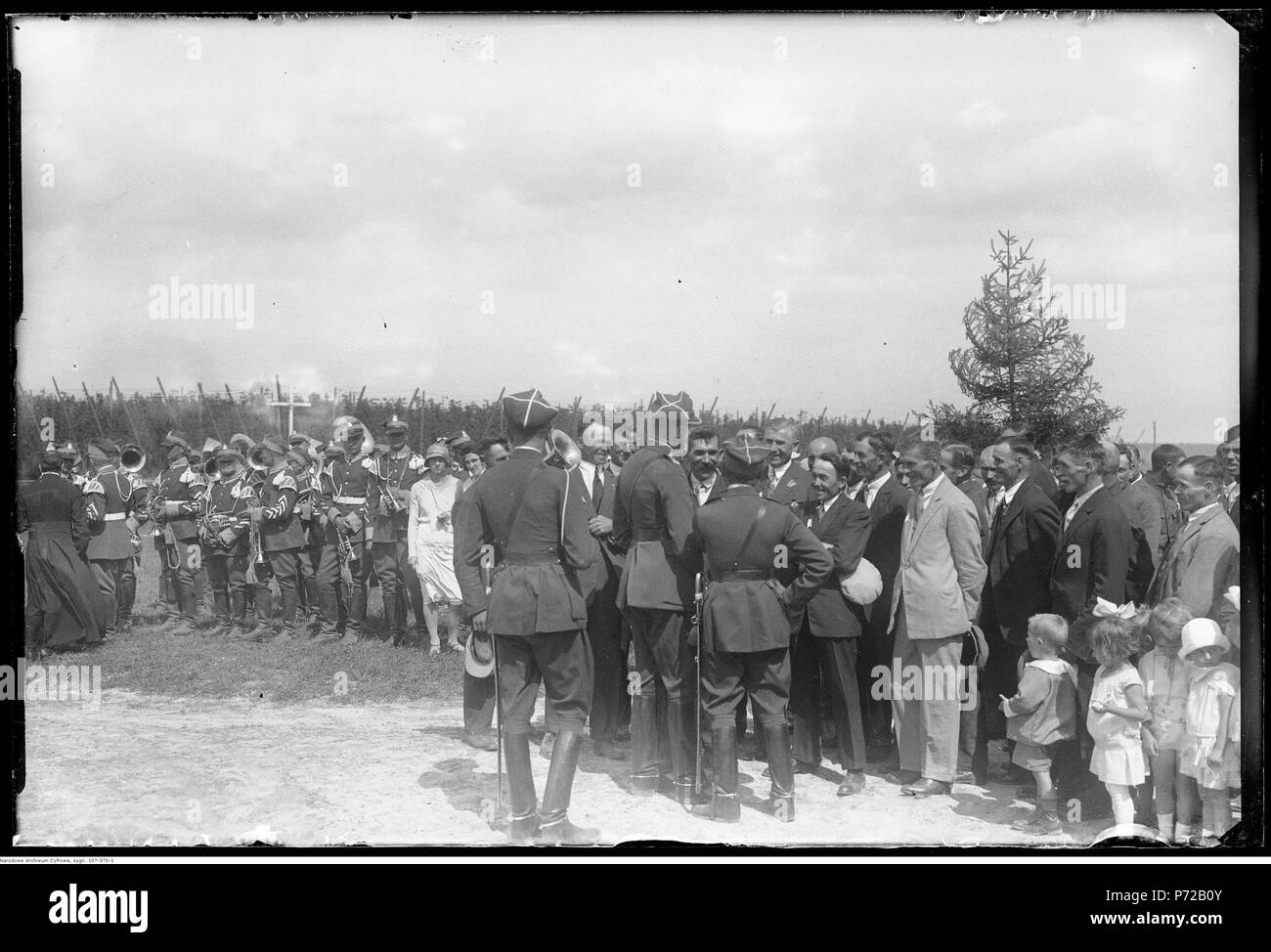 77 Narcyz Witczak-Witaczyński - żołnierza Święto w Krechowcach (107-375-1) Foto Stock
