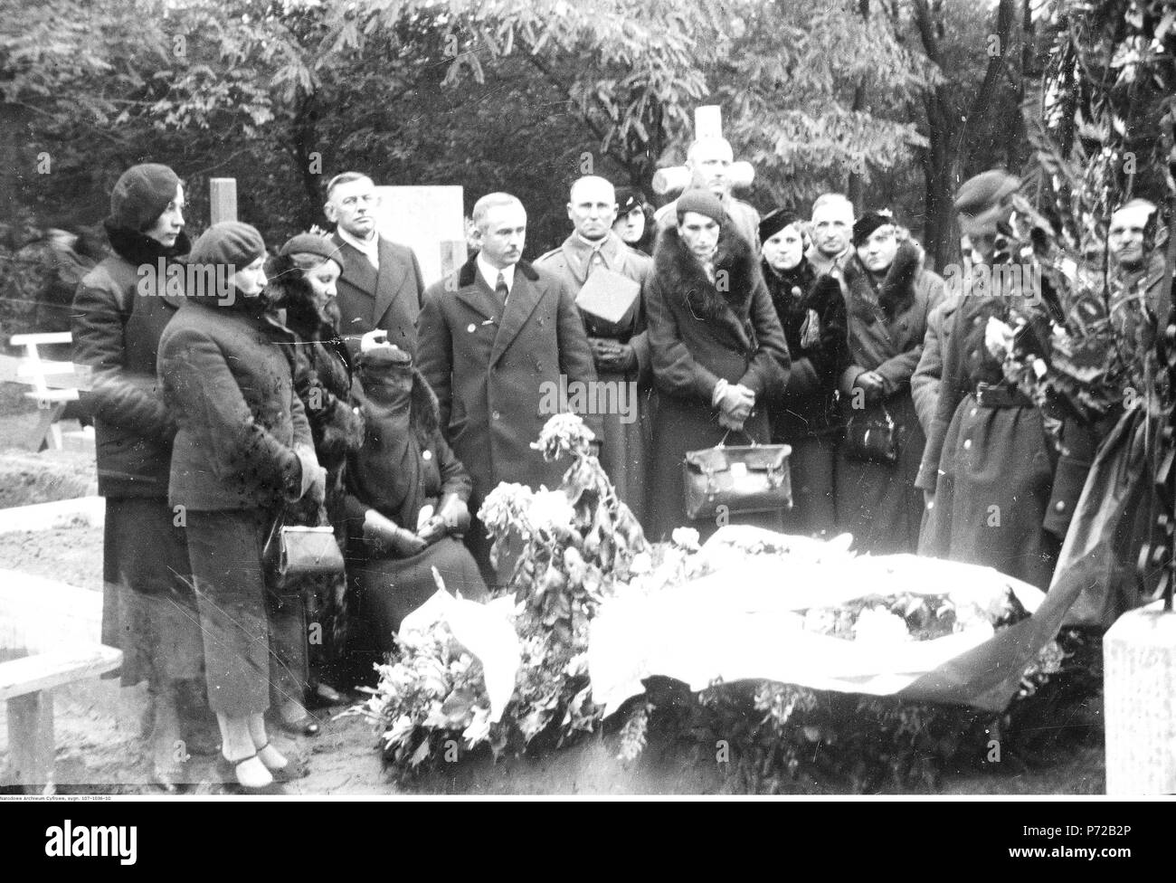 65 Narcyz Witczak-Witaczyński - Pogrzeb z udziałem wojska (107-1036-10) Foto Stock