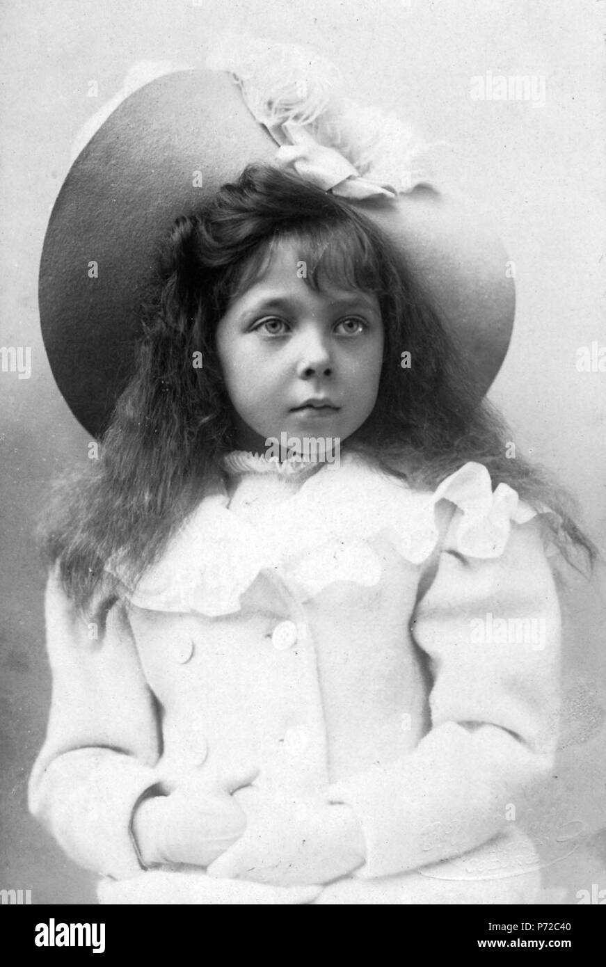 Inglese: la Principessa Elisabetta di Hesse . circa 1901 65 Principessa Elisabetta di Hesse 2 Foto Stock