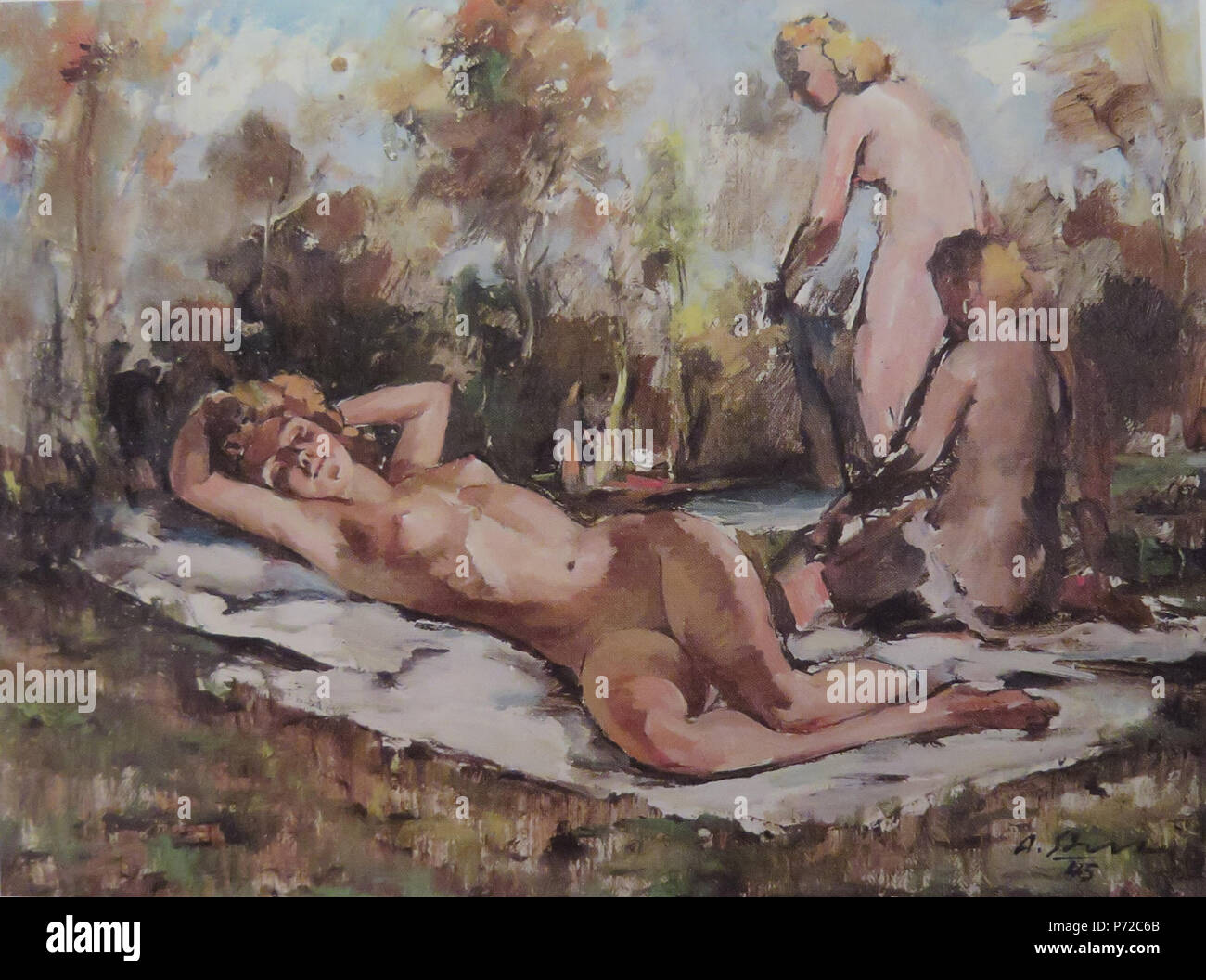 . 1945 2 Albert Sirk - Kopalke Foto Stock