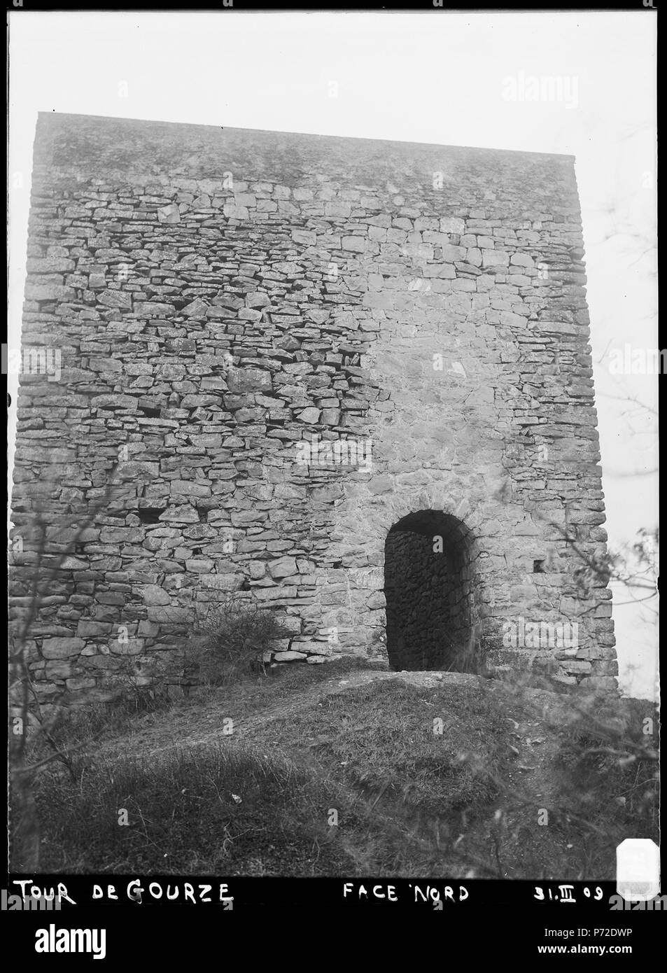 . Tour de Gourze 31 Marzo 1909 25 CH-ACV AMH-C-0711 Foto Stock