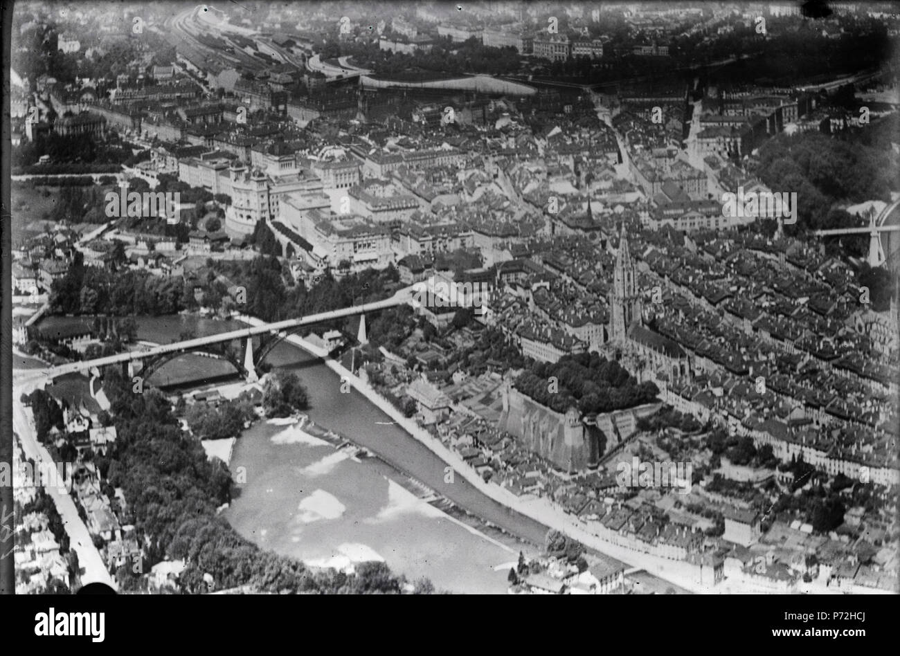 47 ETH-BIB-Berna, Münster-Bern-Inlandflüge-LBS MH01-000191 Foto Stock