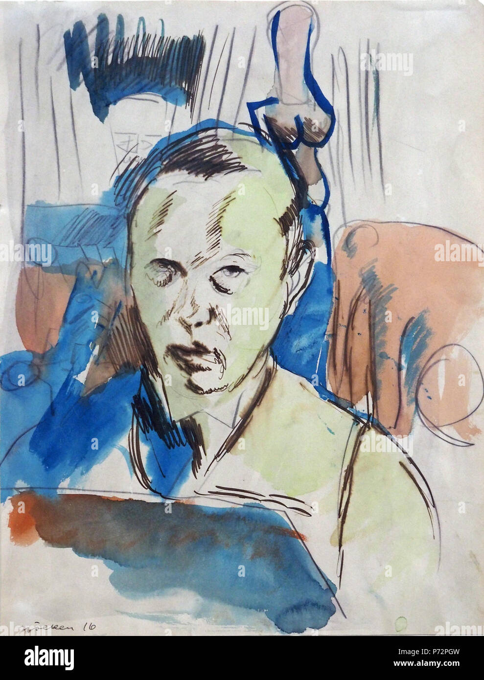 Fotocamere digitali Olympus 60 Nölken Franz Museumsberg Flensburg Hans-Christansen-Haus Foto Stock