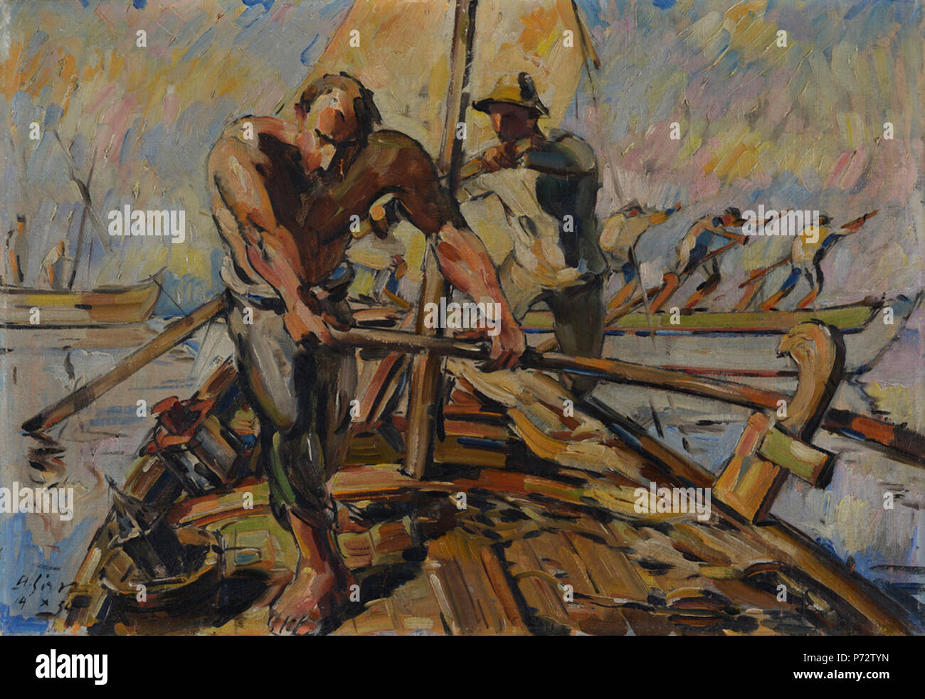 2 Albert Sirk - Težaki Foto Stock