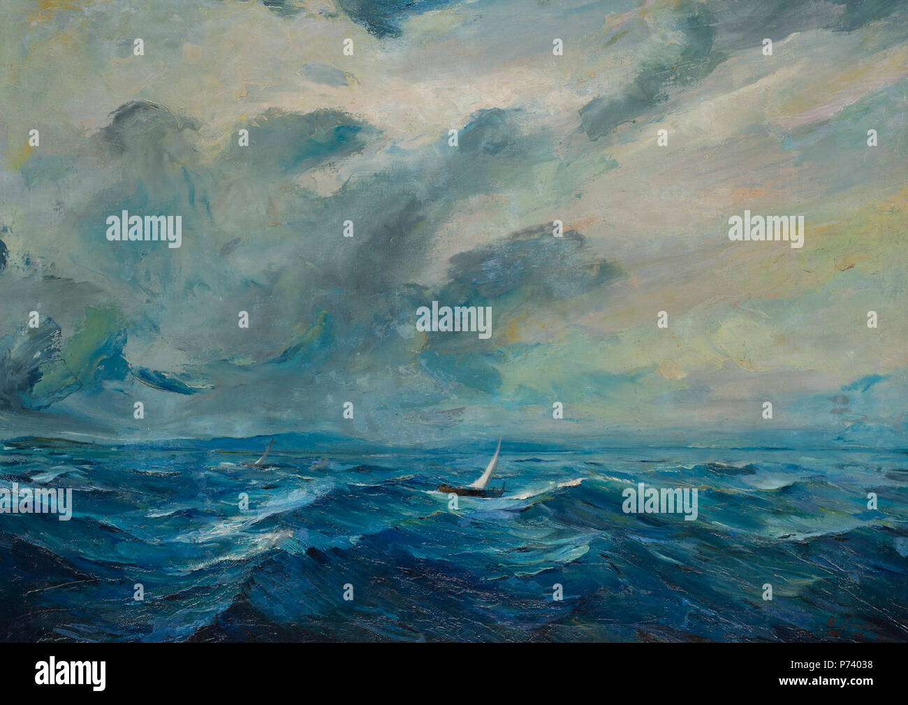 . 1940 2 Albert Sirk - Morje Foto Stock