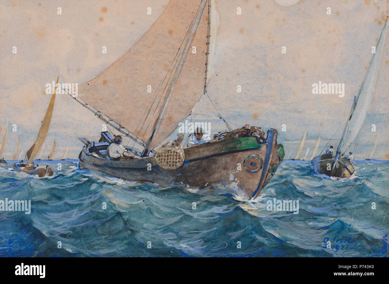 2 Albert Sirk - Ribiči se vračajo Foto Stock