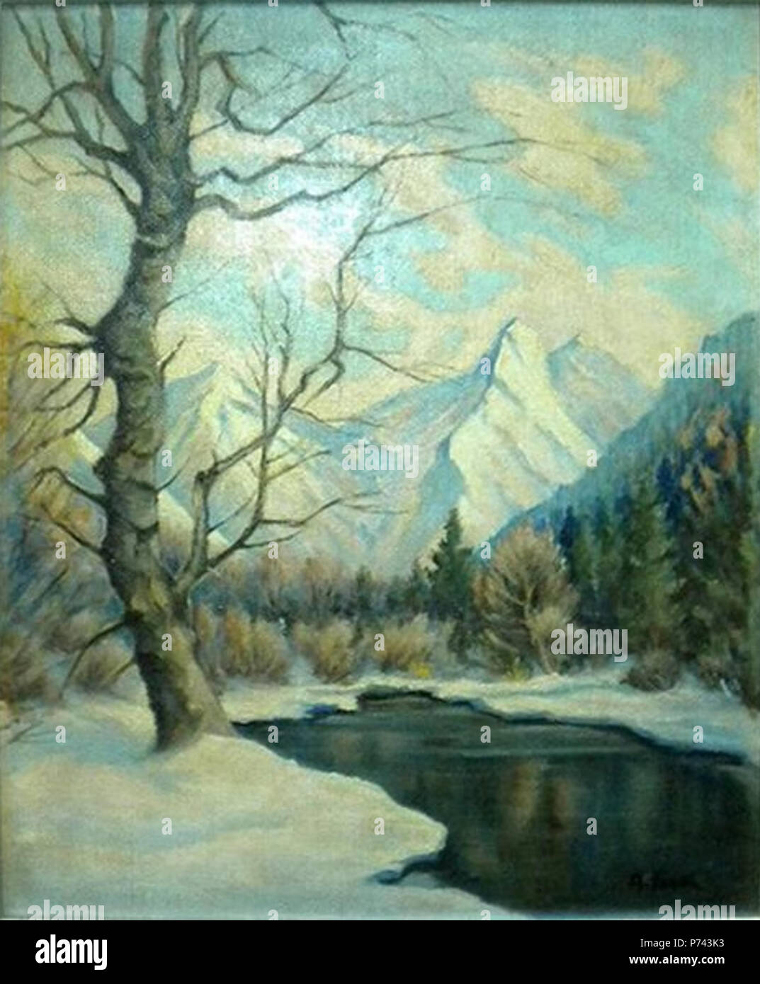 . Da 1947 2 Albert Sirk - Robanov kot v Logarski dolini Foto Stock