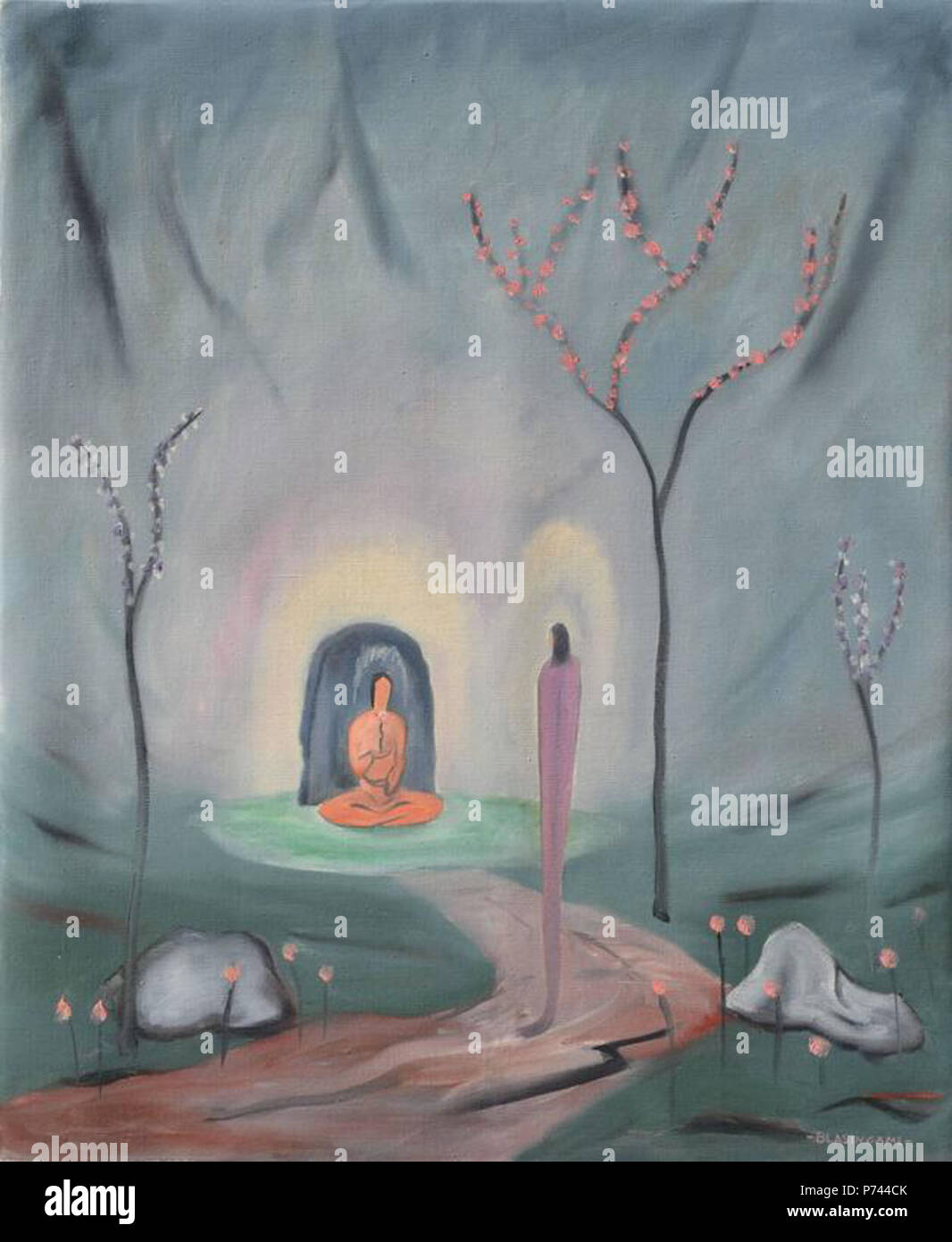 Inglese: saggi da Marguerite Blasingame, 1933, 40 x 24 in. 1933 8 "saggi" da Marguerite Blasingame Foto Stock