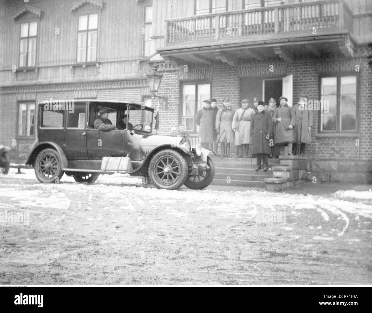 66 Narcyz Witczak-Witaczyński - Prezydent Stanisław Wojciechowski w Spale ho Łazienkach Królewskich (107-18-2) Foto Stock