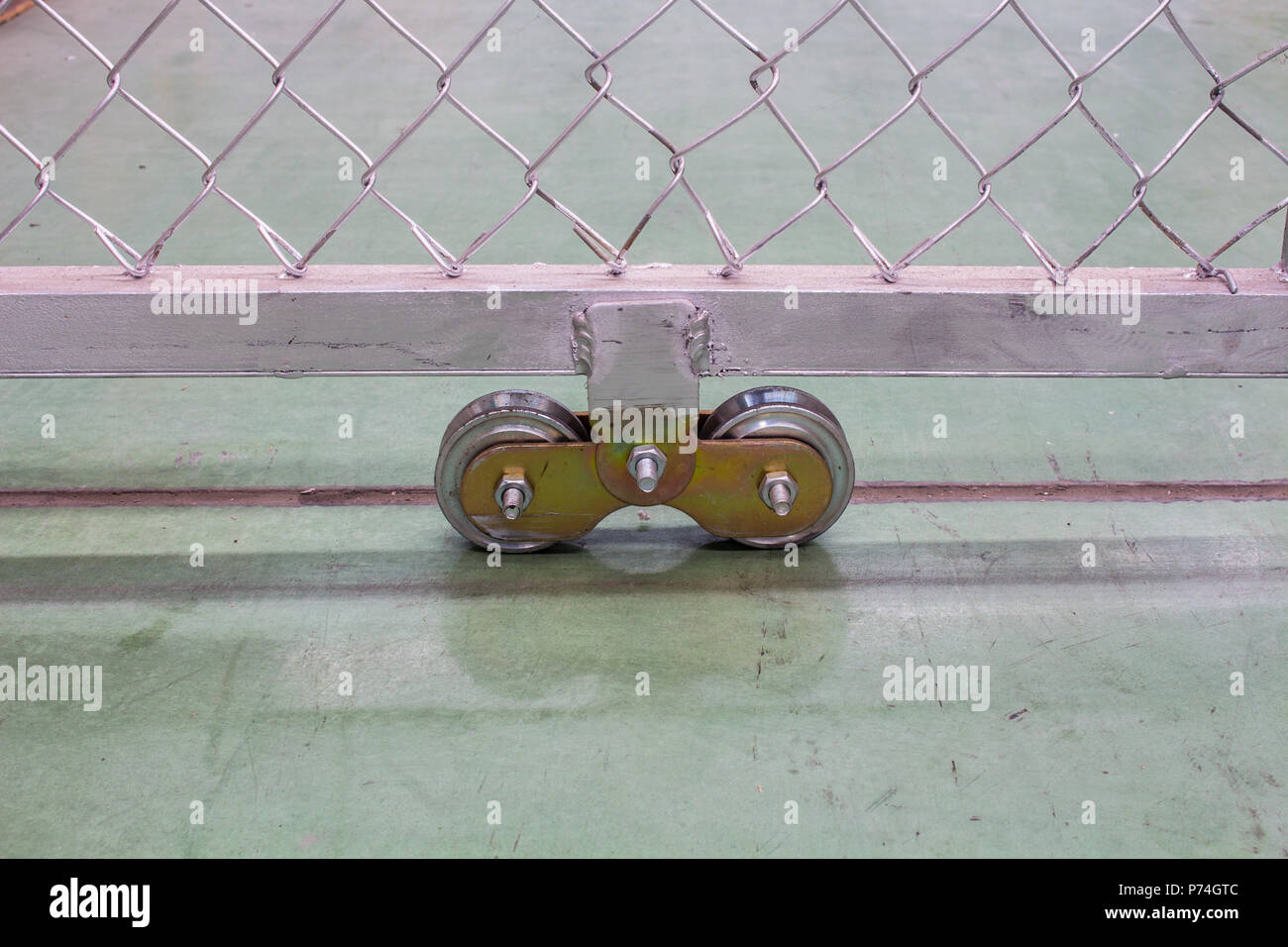 Il nuovo rullo ruota o rullo ruota porta Foto Stock