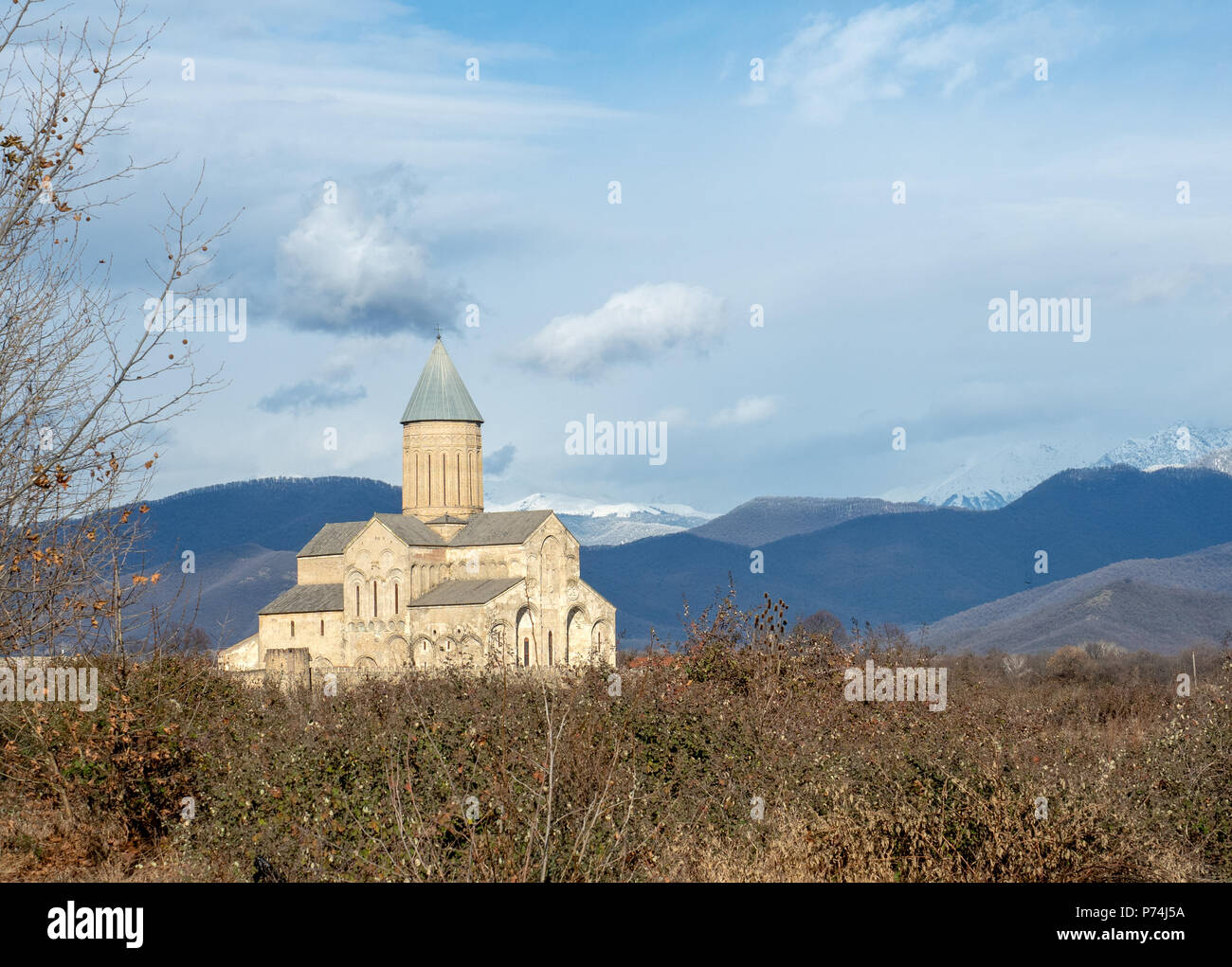 Il monastero di Alaverdi, regione di Kakheti, Georgia Foto Stock