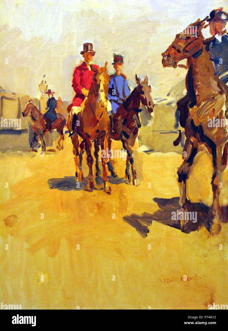 17 WLANL - andrevanb - Rendez-vous de chasse, Isaac Israëls, 1928 Foto Stock