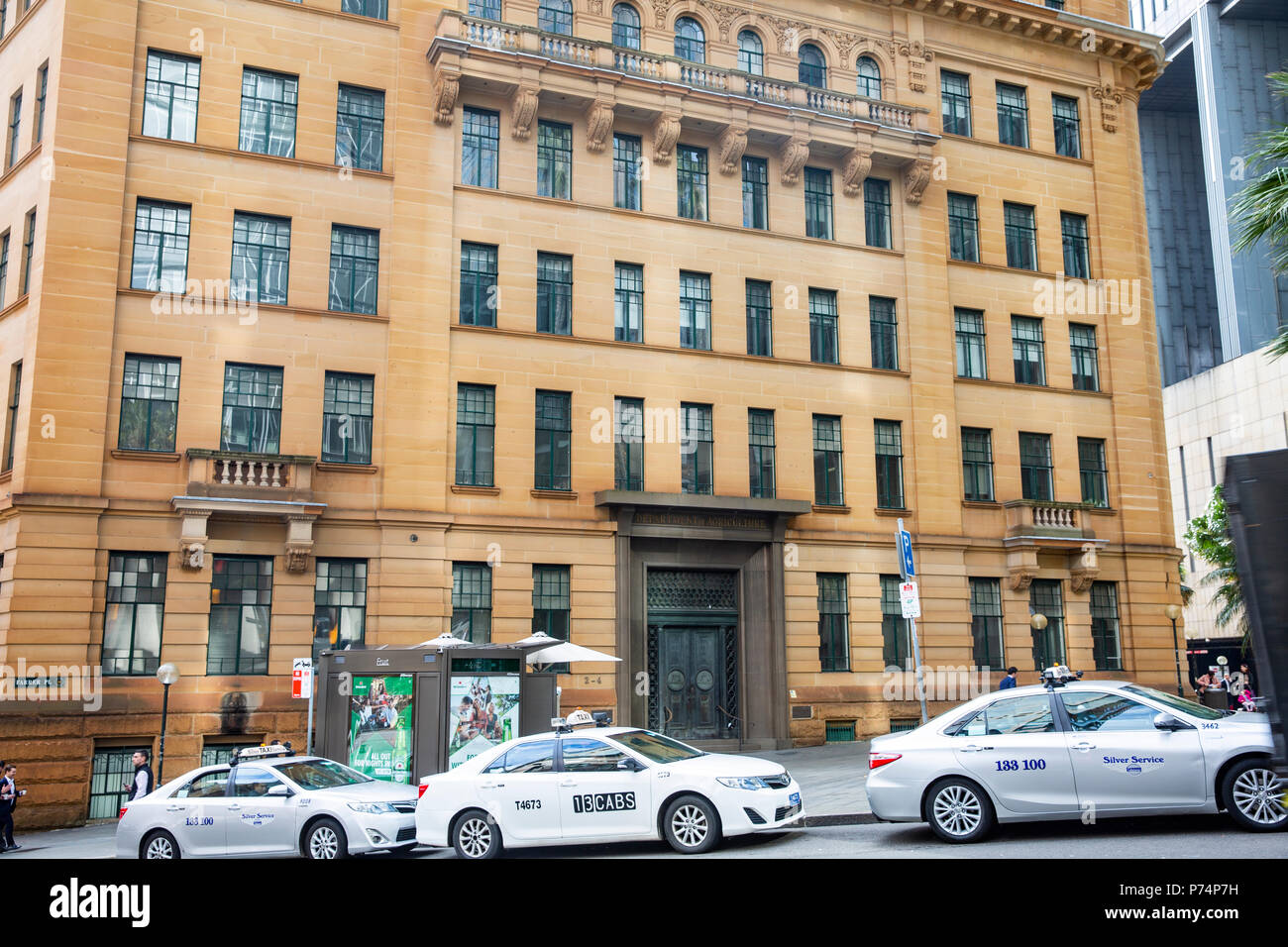 Il Governo del NSW Department of Agriculture building uffici nel centro di Sydney, Australia Foto Stock