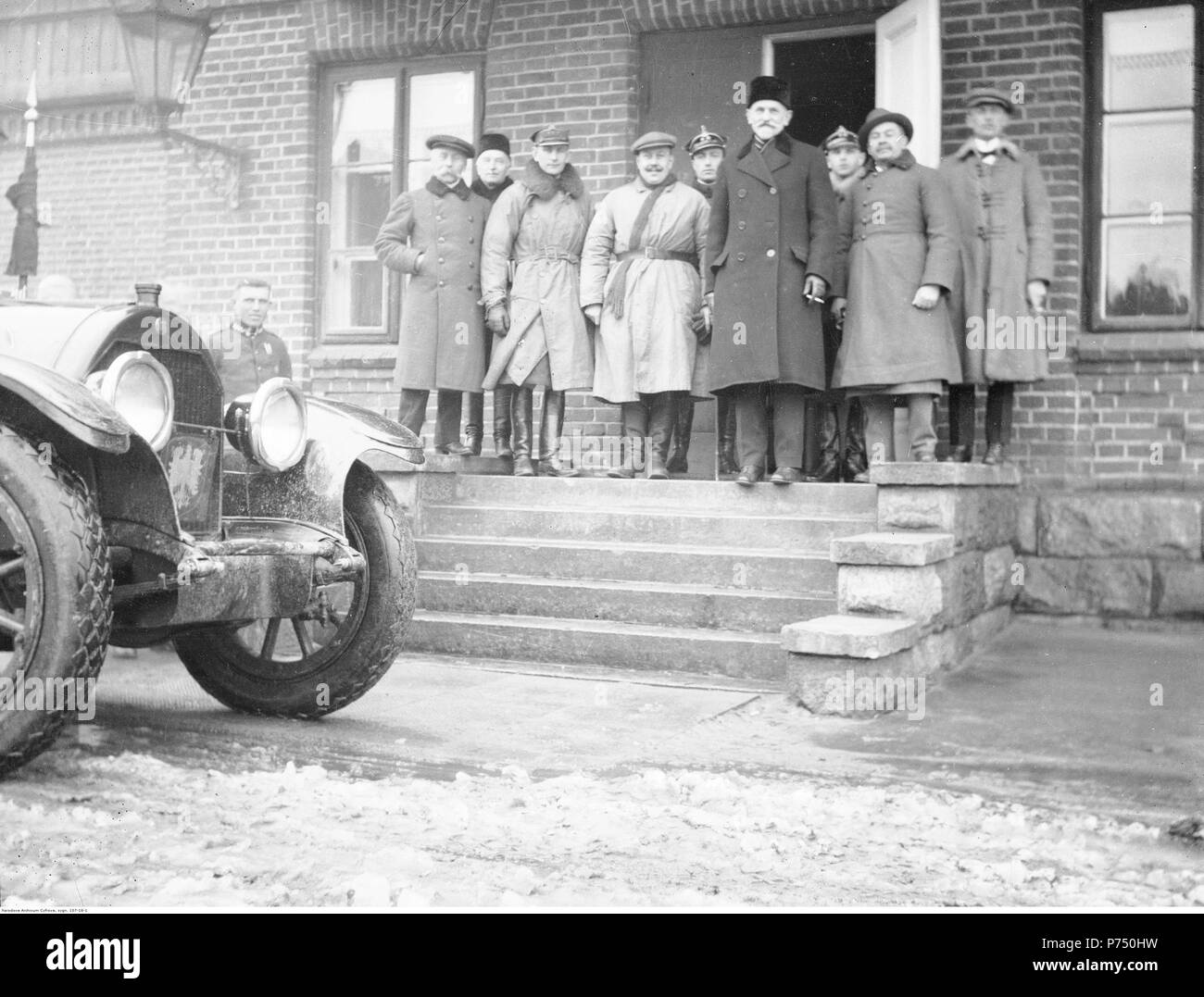 66 Narcyz Witczak-Witaczyński - Prezydent Stanisław Wojciechowski w Spale ho Łazienkach Królewskich (107-18-1) Foto Stock