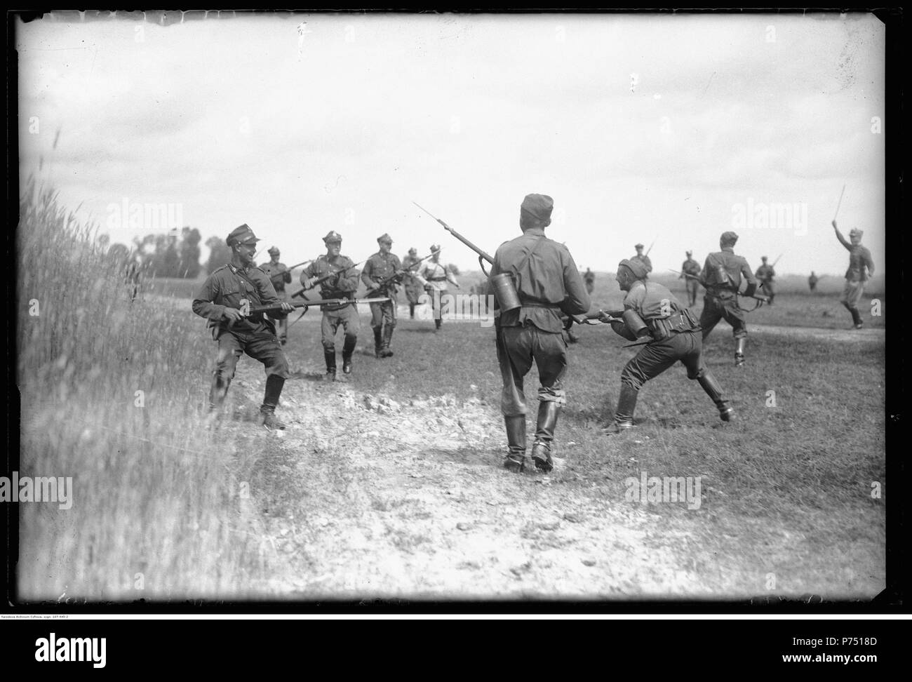 68 Narcyz Witczak-Witaczyński - Szkoła podoficerska na ćwiczeniach (107-445-2) Foto Stock