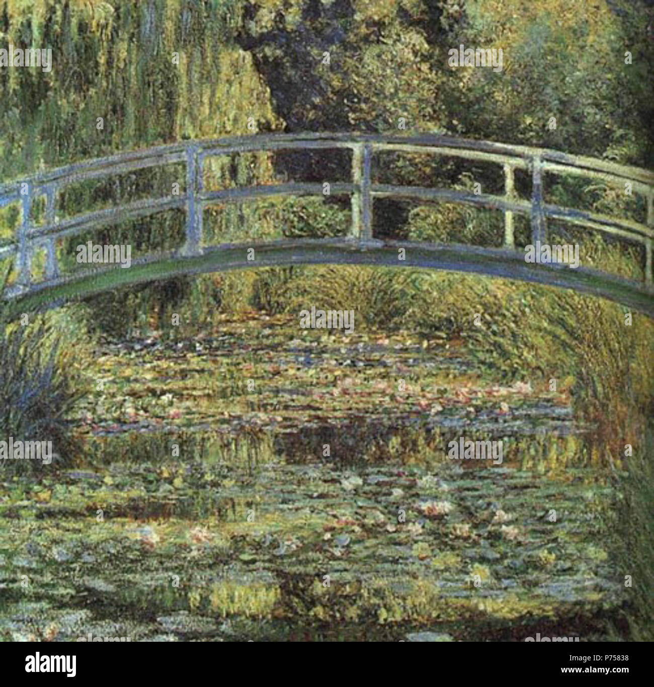 . Francese: Le Bassin aux nymphéas, harmonie verte La Ninfea Pond, verde armonia c. 1899 28 Claude Monet-Waterlilies Foto Stock