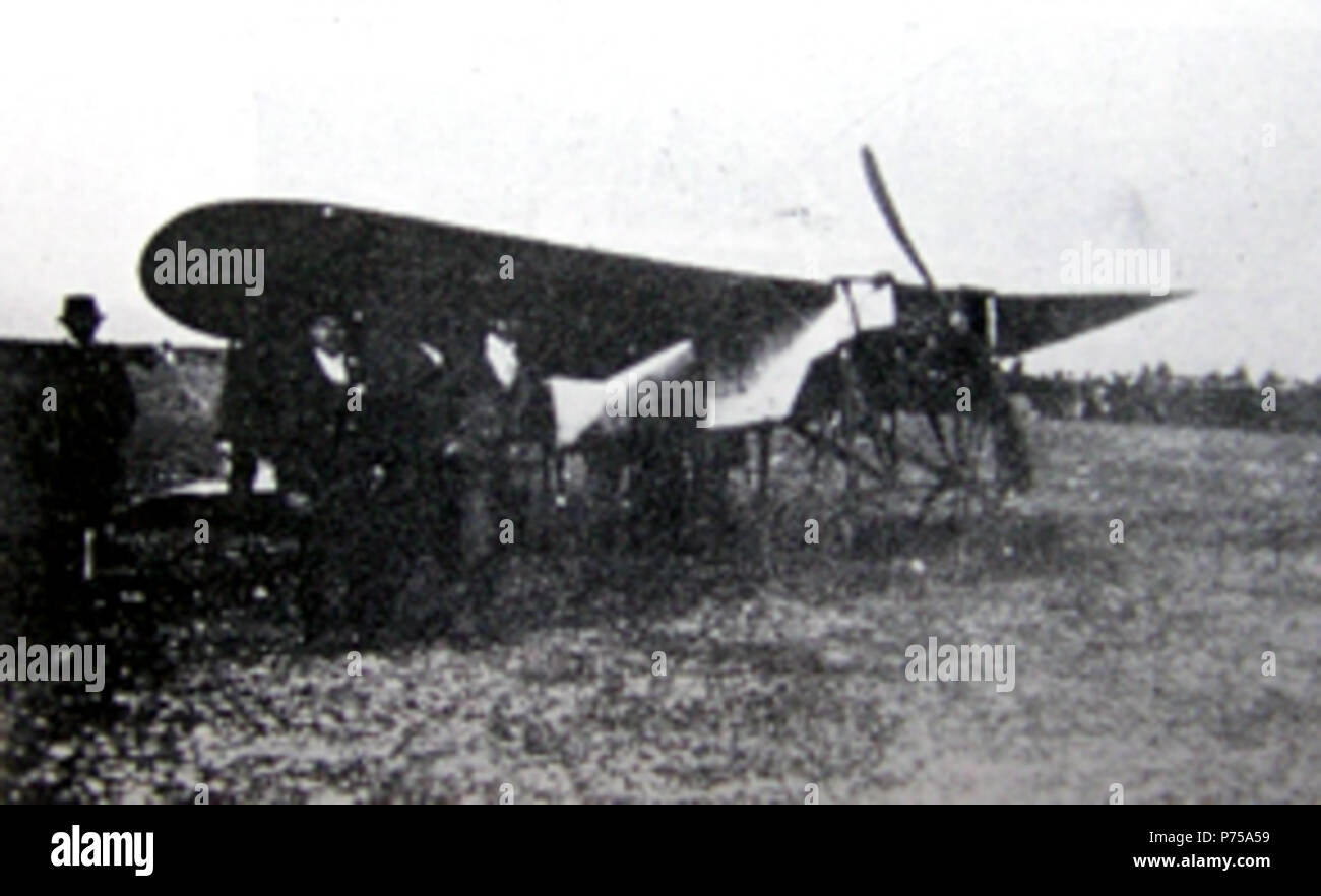 3 Monoplano "Alexandrina" Tipo Bleriot 50HP Foto Stock