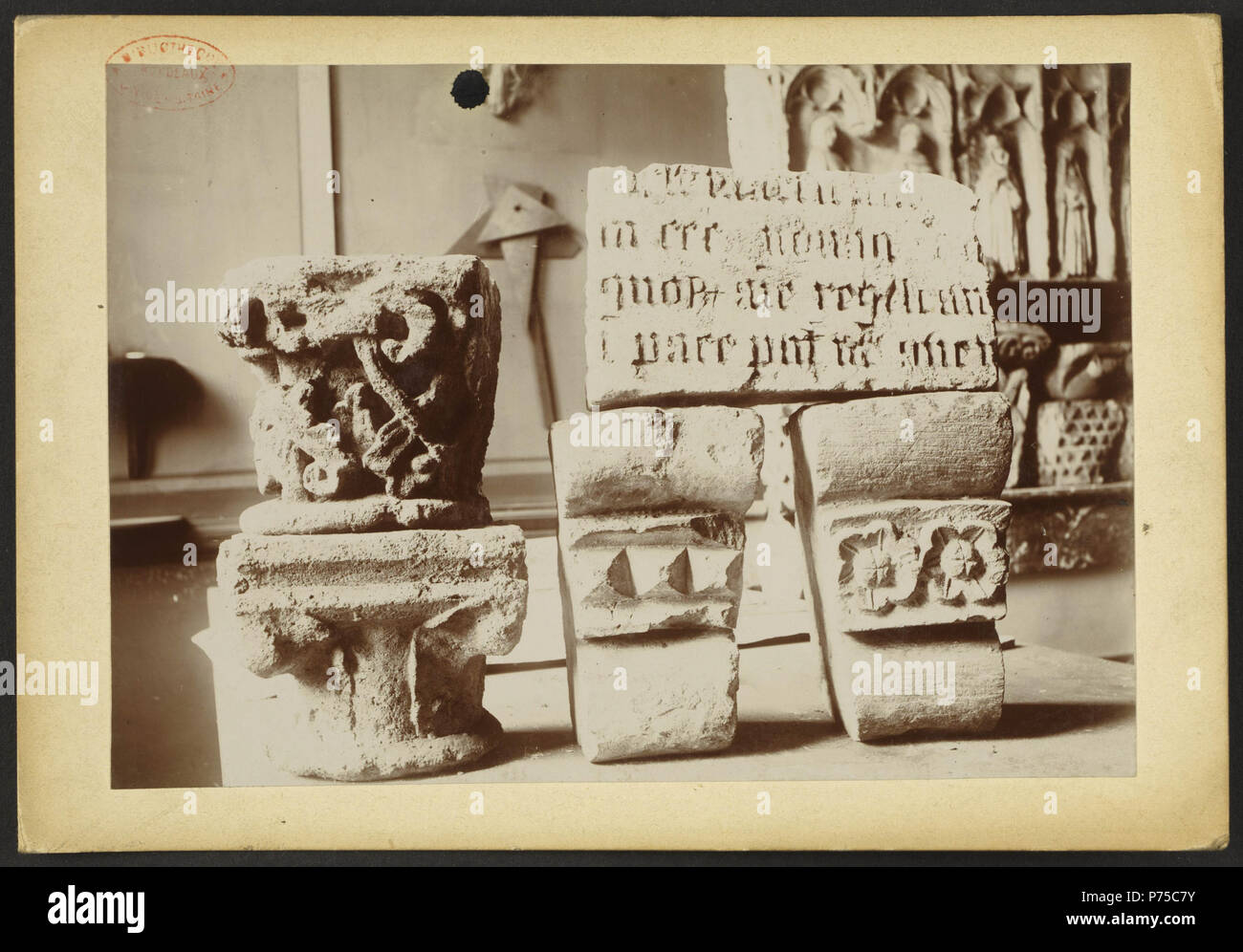 23 Cathédrale Saint-André de Bordeaux - J-Un Brutails - Université Bordeaux Montaigne - 0778 Foto Stock