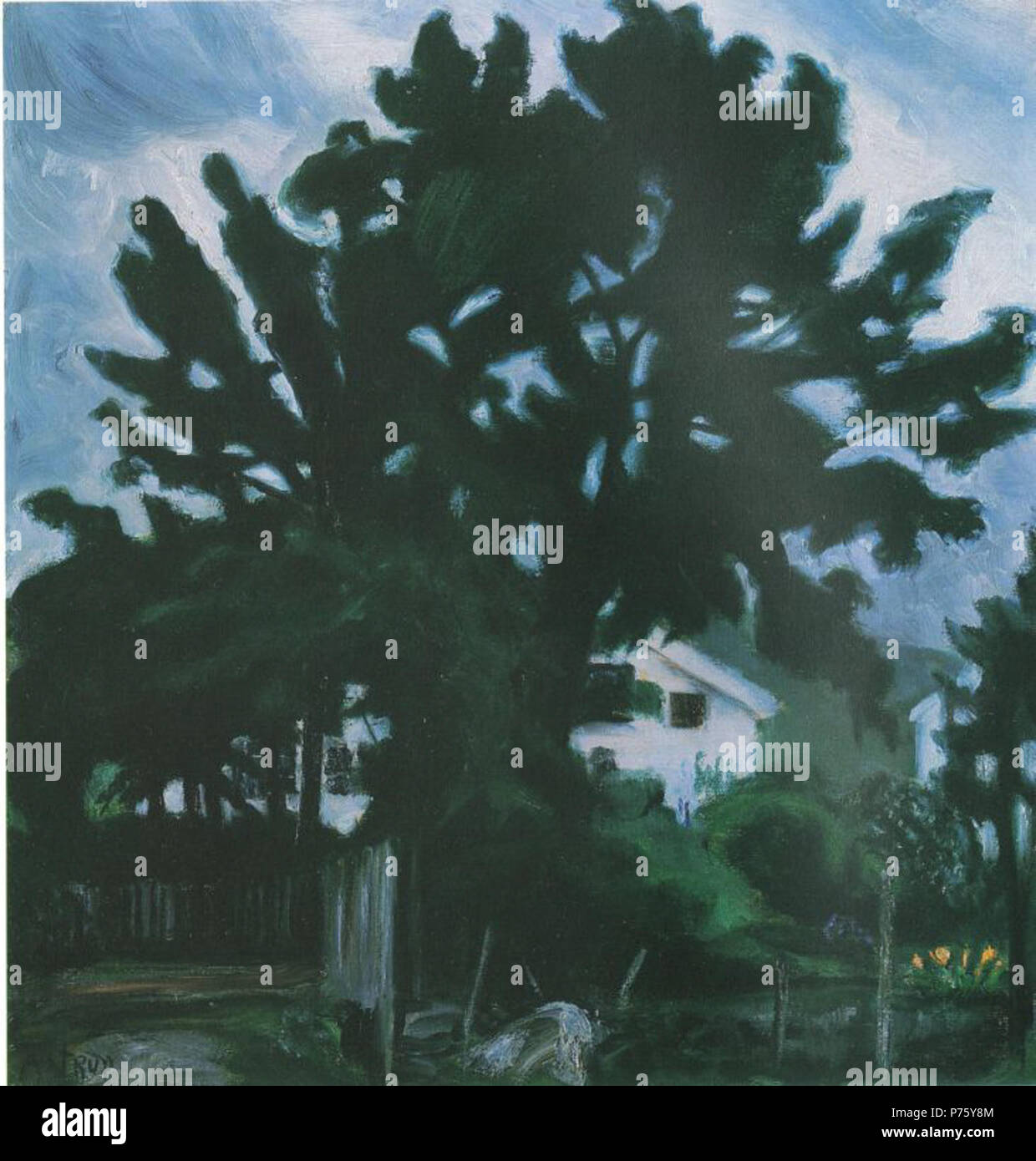 . Norvegese Bokmål: Natt prima del 1908. 168 N Astrup-Natt Foto Stock