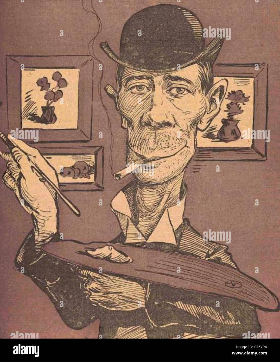 169 Nicolae Petrescu-Găină - Ștefan Luchian Foto Stock