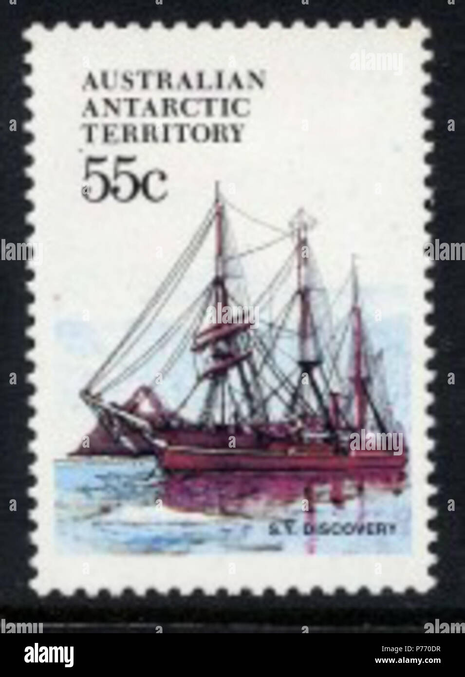 Inglese: Discovery Expedition timbro . Il 10 luglio 2014, 20:56:45 1 scoperta timbro Foto Stock