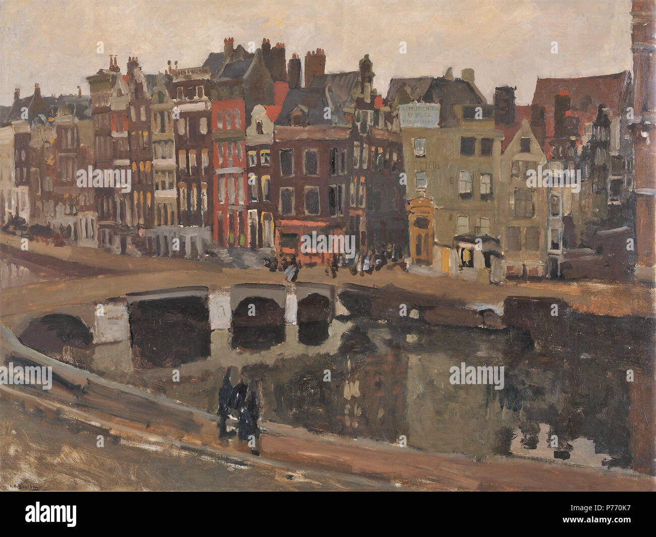 . Il Rokin in Amsterdam 1897 34 George Hendrik Breitner - Het Rokin te Amsterdam Foto Stock