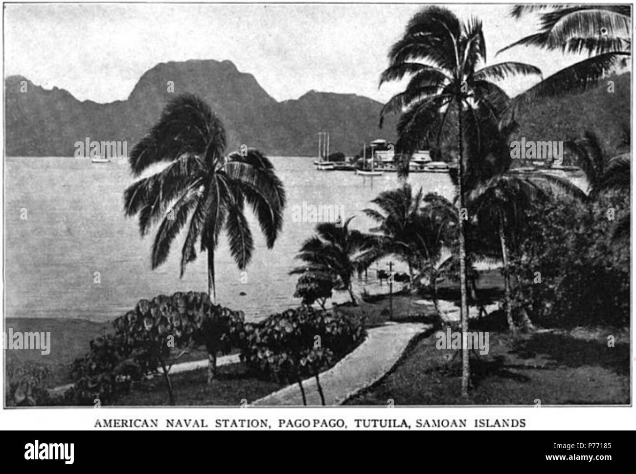 1 base navale americana, Isole Samoa Foto Stock