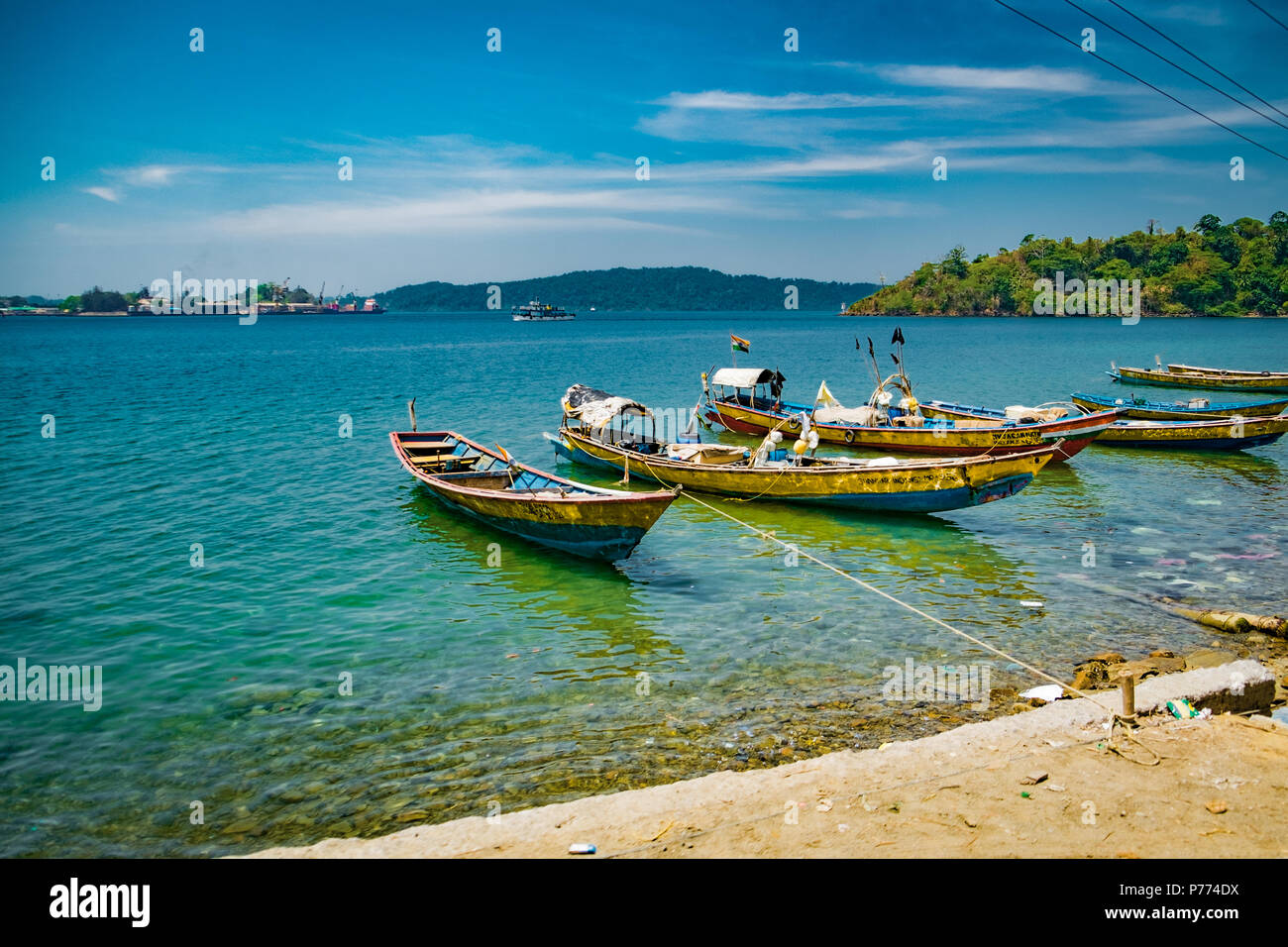 Mare di Andaman e Nicobar Foto Stock