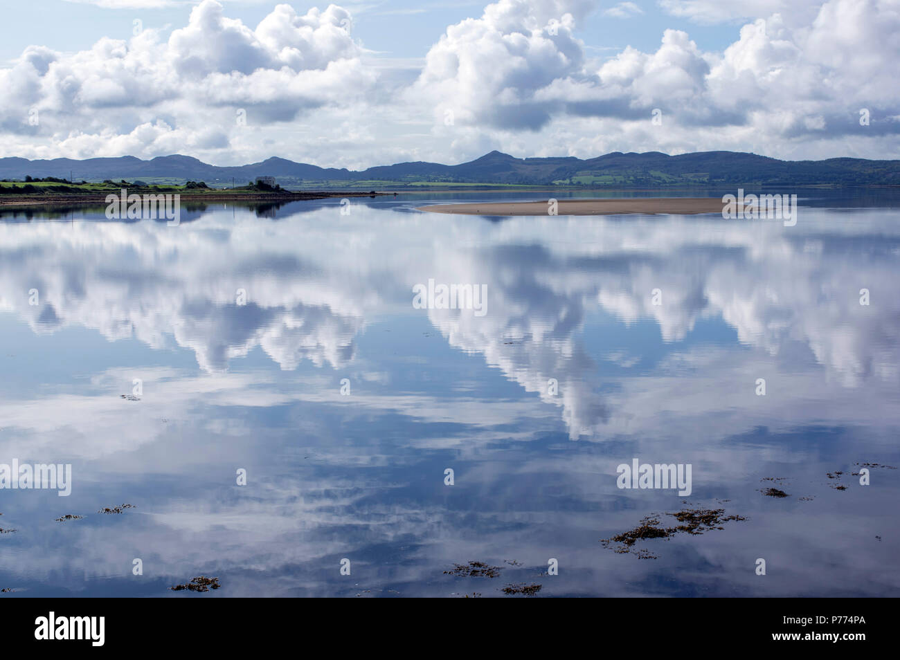 Sligo Harbour, nella contea di Sligo, Irlanda Foto Stock