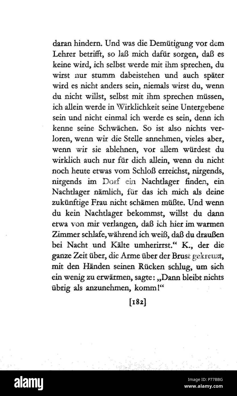 23 De Kafka Schloß 182 Foto Stock