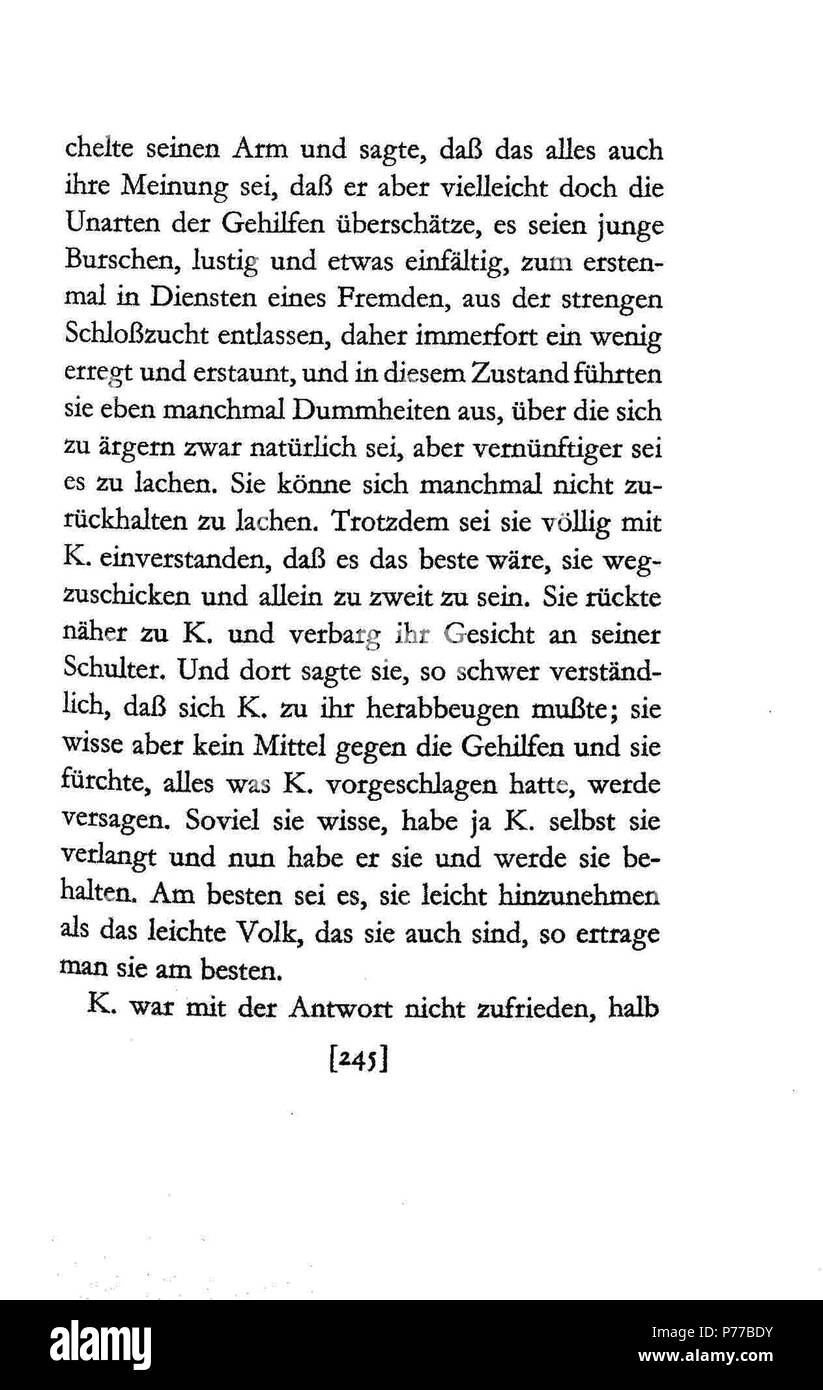 23 De Kafka Schloß 245 Foto Stock