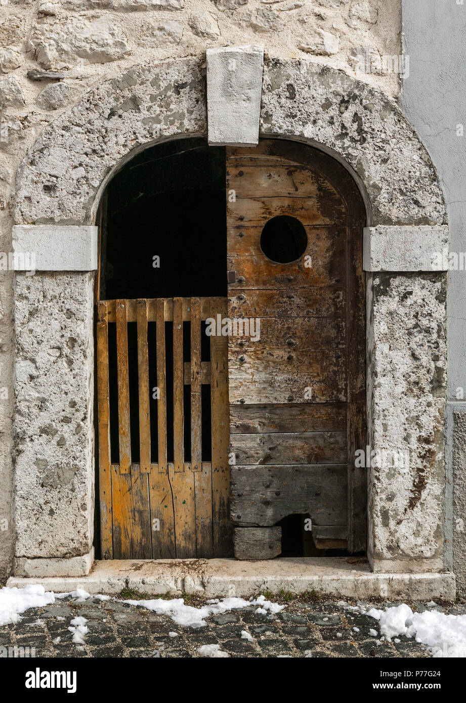 Cellar Door, Abruzzo Foto Stock