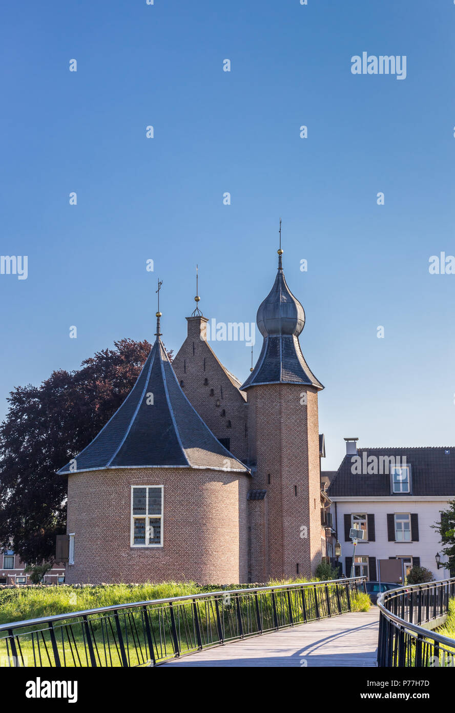 Castello storico nel centro di Coevorden, Paesi Bassi Foto Stock