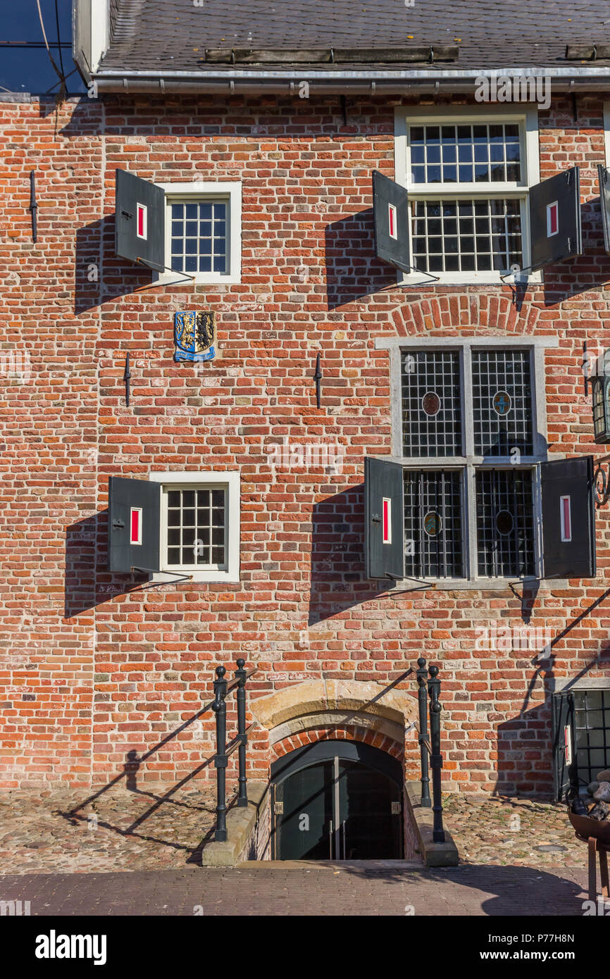 Ingresso al castello storico di Coevoerden, Olanda Foto Stock