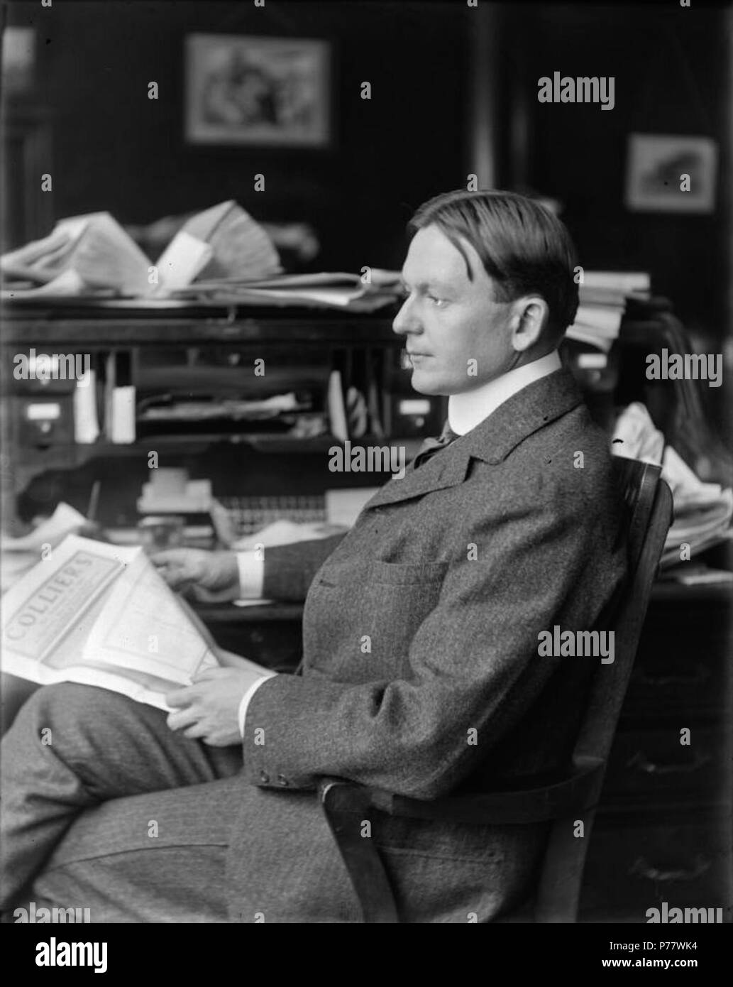 Il numero di accessione: 1974:0056:0847 Maker: William M. Vander Weyde (American 1871-1929) Titolo: Robert Collier, Editore Data: ca. 1900 medie: negativo, gelatina su vetro Dimensioni: 8,5 x 6,5 pollici George Eastman House Collection . 19 settembre 2008, 16:13:28 55 Robert Collier, Publisher Foto Stock