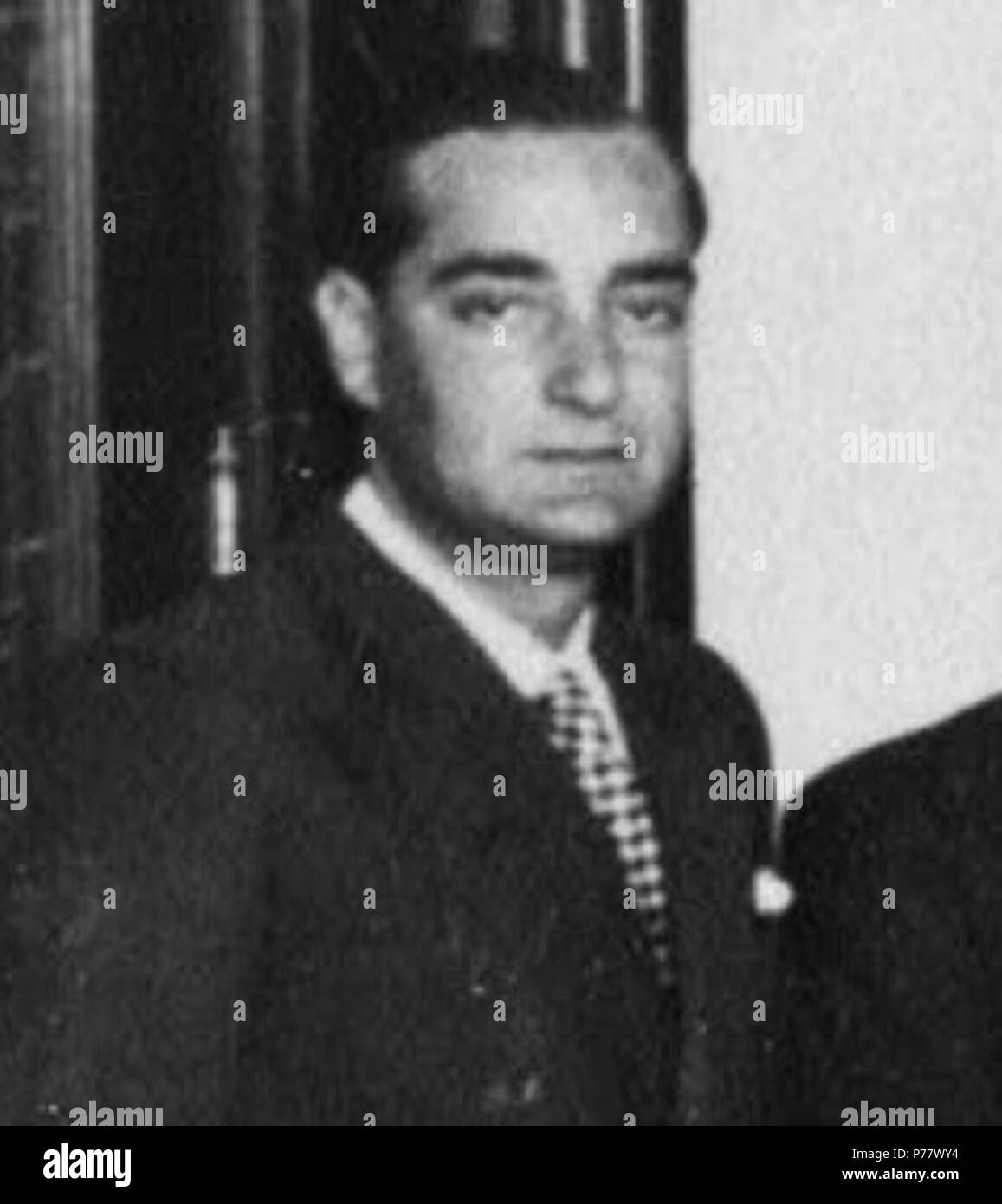 56 Sebastián González García-Paz, Real Academia Galega, A Coruña, 25 de xullo de 1934 Foto Stock