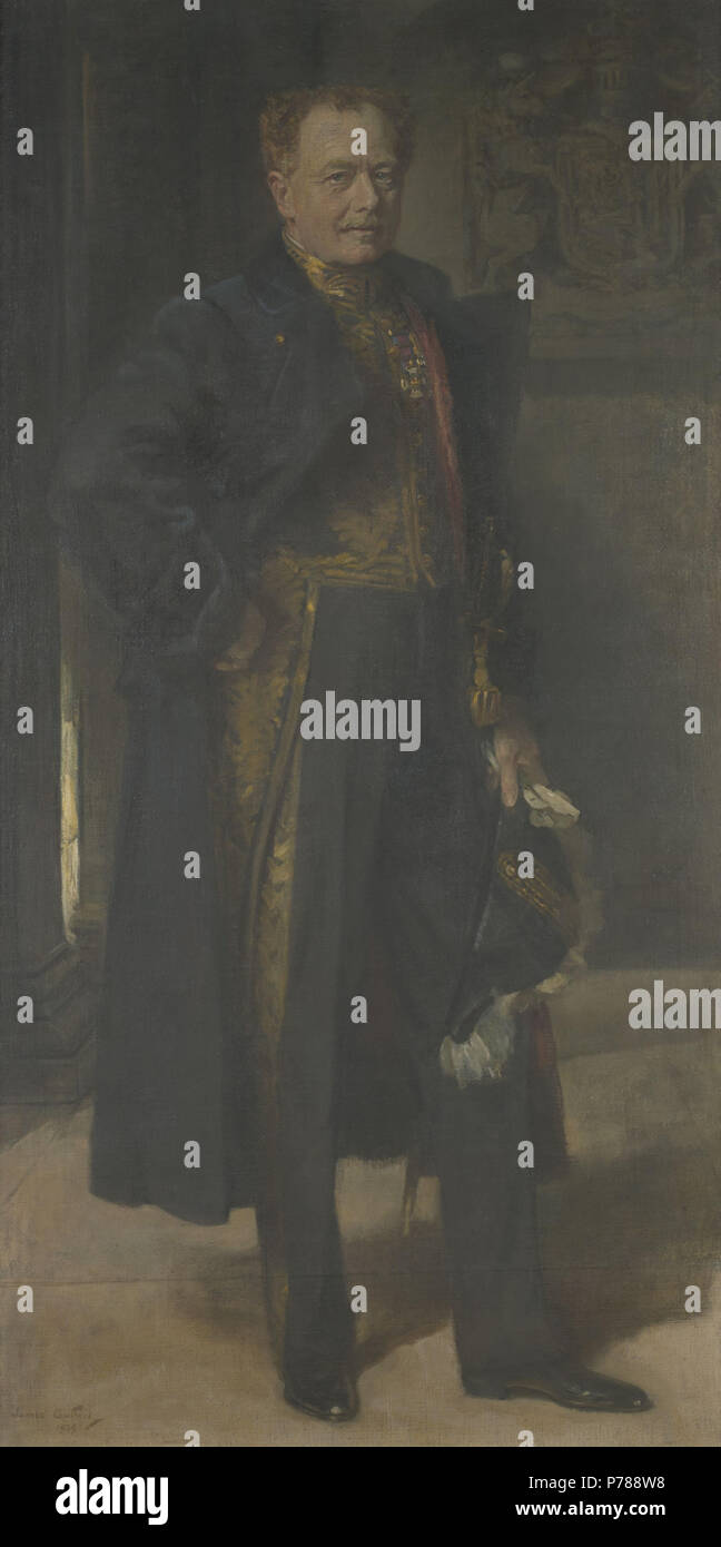 . Ritratto di Sir John Gilmour, 2° Baronet, il segretario di Stato britannico per la Scozia 1924-1929 (1876-1940) 1924 34 SirJohnGilmour Foto Stock