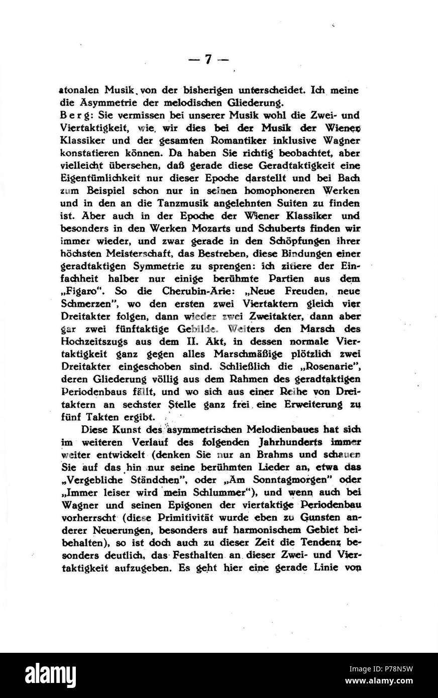 . Was ist atonale N/A 3 Alban Berg Was ist atonale 07 Foto Stock